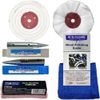 Chrome Bench Grinder Metal Polishing Kit 7pc 4" x 1" - Pro-Max