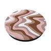 Liquid Swirl Abstract Pattern in Blush Neutral Pink Brown PopSockets Swappable PopGrip