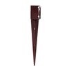 Fence Post Spike Support Holders Drive Down 600mm 3" / 75mm Like Metpost Holder x 3