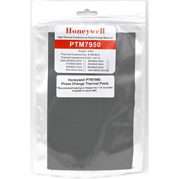 Honeywell PTM7950 100x160mm Phase Change Thermal Paste Laptop CPU Graphics