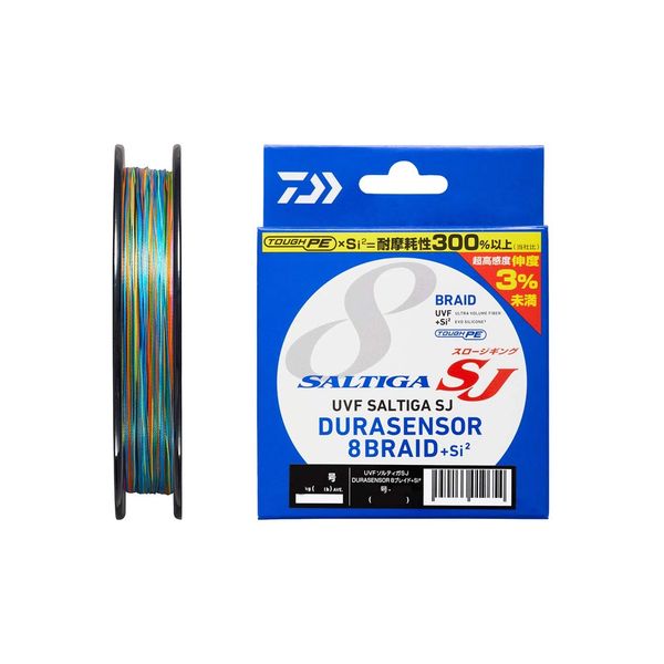 DAIWA PE Line UVF Soltiga SJ Dura Sensor x 8+ Si2, No. 1.2, 1,200 m, 5 Colors (with color marking)