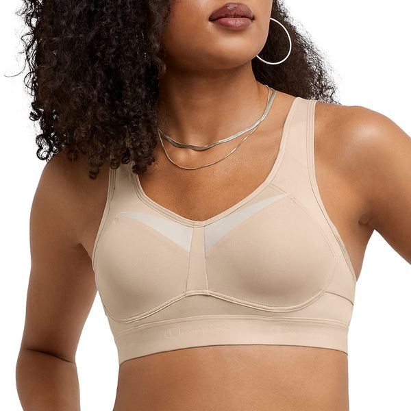 Champion Women's Motion Control Underwire Sports Bra Bra, -paris nude, 42DD