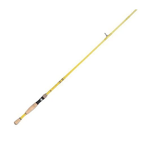 Eagle Claw Featherlight Spinning Rod, 2 Piece (Ultra Light Yellow, 6-Feet), Model: FL204-6, Sport & Outdoor