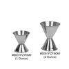 Excellante 1 and 2 Ounce Stainless Steel Jigger