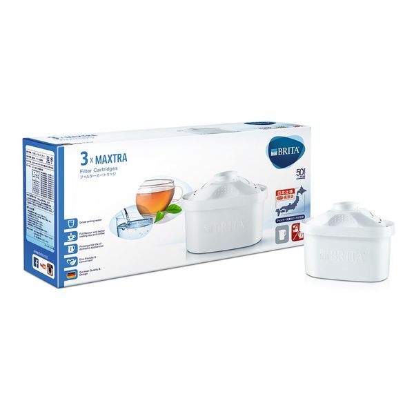 BRITA Water Filter Pot, Cartridge, Maxtra, whites