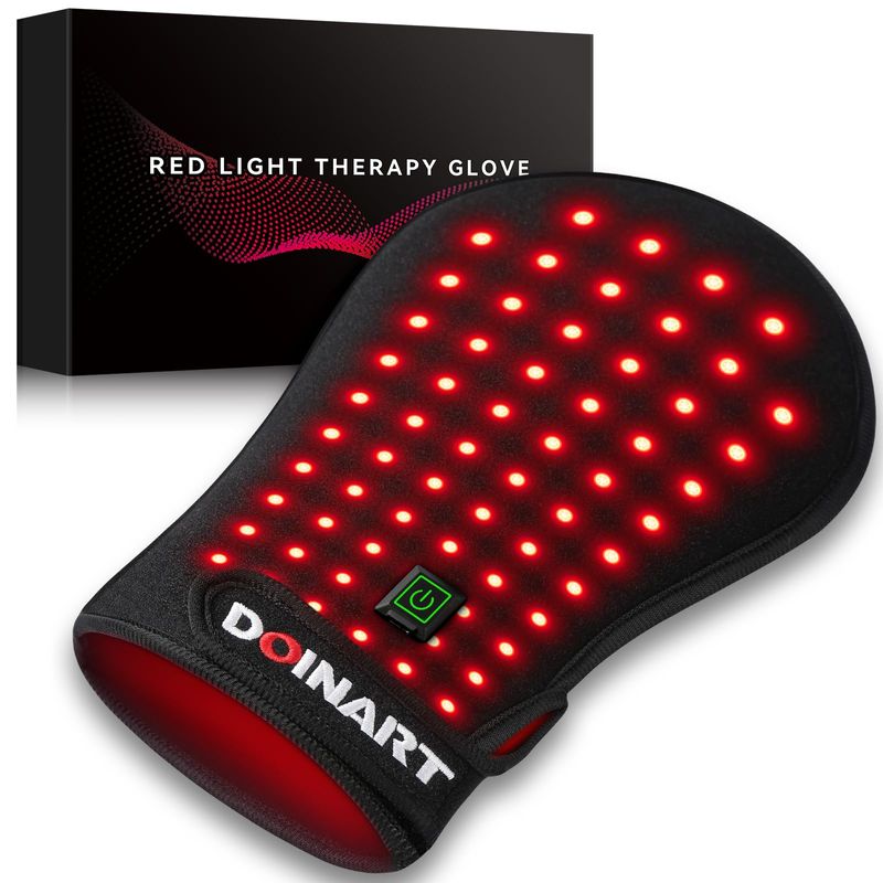 Red Light Therapy Device for Hands, Near Infrared Light Therapy Glove ...
