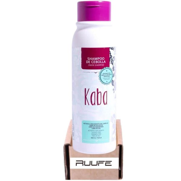 RUUFE Red Onion Shampoo Kaba Shampoo de Cebolla kaba onion shampoo shampoo de cebolla (No Brush)