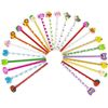 24 Funky Pencils and Eraser Toppers