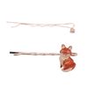 Cast Epochi Fox and 17R Set Hairpin Brown