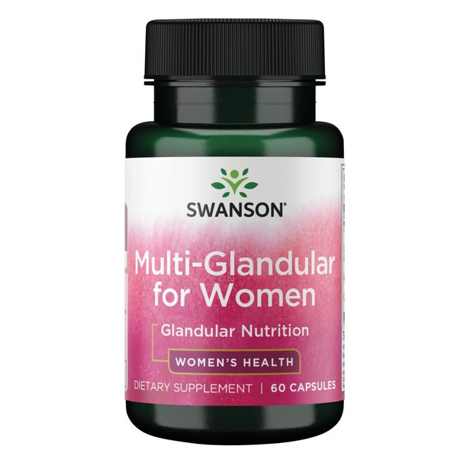 Swanson Multi-Glandular For Women 60 Capsules