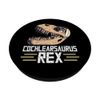 Deaf Pride Cochlear Implant Dinosaur Trex Cochlearsaurus Rex PopSockets Standard PopGrip