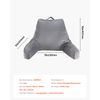 VEVOR Reading Pillow Standard Size Bed Pillow with Shredded Memory Foam Washable