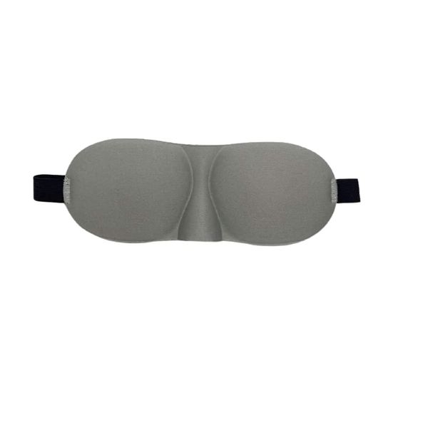 LITTLEBIGTREATS Ultra Soft Comfortable Sleeping Eye Mask, Comfortable & Breathable Eye Mask for Sleeping Skin Friendly Adjustable Blindfold & Strap for Home, Sleep, Travel, Shift Work (Grey)