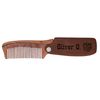 Custom Personalized Wood Grooming Mustache Folding Beard Comb