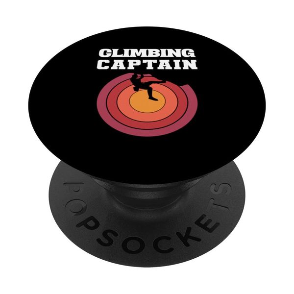 Climbing Captain Rock Climber or Boulderer PopSockets Swappable PopGrip