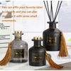 150 ml Empty Refillable Glass Diffuser Bottles,Empty Aromatherapy Diffuser Jar,for Essential Oils Crafts Decor,Gray
