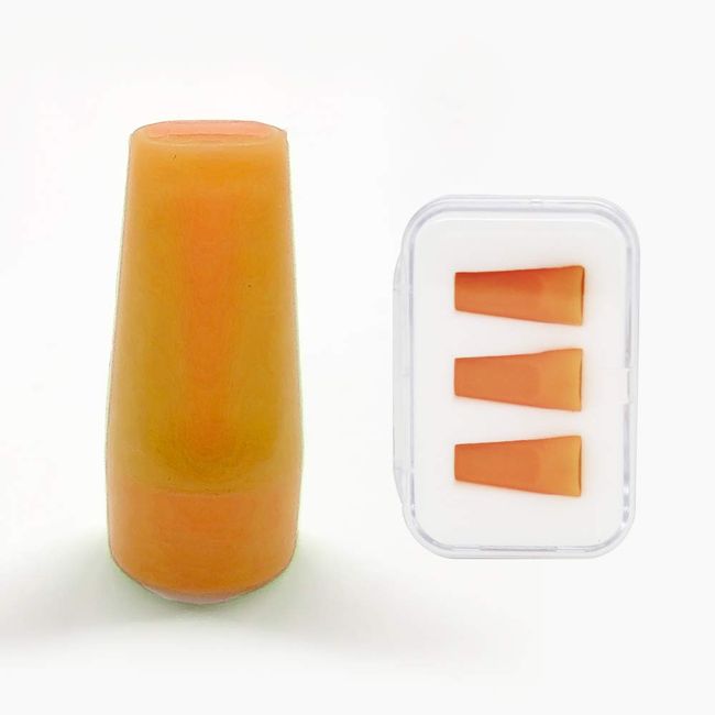 PloomTECH Silicone Mouthpiece Set of 3 in Case (Passion Orange)
