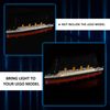 YEABRICKS LED Light for -10294 Creator Expert Titanic Building Blocks Model (Building Set NOT Included)