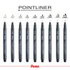 Pentel Pointliner 0.03mm Black - Pack of 12