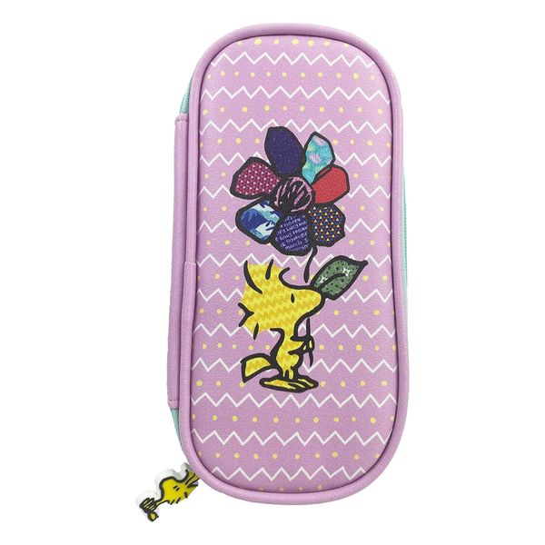 Snoopy Pencil Case, Pencil Holder, Makeup Bag, Stationery, Office, School Supplies, Organizer, Pink, Official Product (CyP Brands)