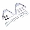 Chrome Tour Pak Pack Mount Rack Docking Hardware Kit for Harley Touring 97-08