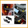 Partuto 3pcs AN4 Car Hose Separator Clamp Fuel Line Connector Black Replacement