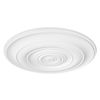 Cunicolo - Modern Concentric Ceiling Rose - Lightweight Polyurethane 46cm x 3.8cm