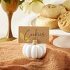 Kate Aspen Rustic Pumpkin, Thanksgiving Table Décor, Fall Themed Weddings, White