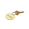 Lucky Line Solid Brass Round Tag - One Hole and 1 Inch Diameter, 10/PK (2601010)