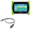 BoxWave Cable Compatible with Leapfrog LeapPad Academy - Micro USB DuraCable, Braided Micro USB Charging Cable - Space Grey