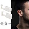 Orglace Self Ear Piercing Kits 4 Pack Disposable Body Piercing Kits with 5mm Earring Studs Piercing Kit Tool for Salon Home Use
