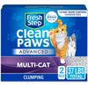 Fresh Step Clumping Cat Litter,with Activated Charcoal, Low Dust Formula, 37 lb