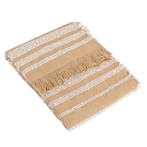 Hoem Jour Woven Fringed Throw,130 x 180cm