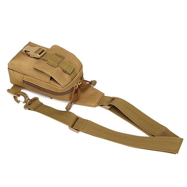 Tactical Chest Bag Military Trekking Pack Edc Sports Bag Shoulder Bag  Crossbody Pack Assault Pouch For Hiking Cycling Campinga