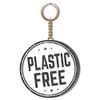 Gift Insanity PLASTIC FREE WHITE LABEL 58mm CHAIN KEYRING