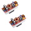 2PCS 1500W 30A DC-DC Boost Power Supply Converter Module with Fan