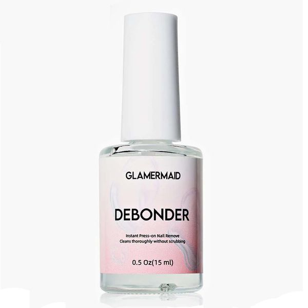 GLAMERMAID Nail Glue Debonder 15ML Glue off for Press on Nails, Nail Glue Remover Easy to Remove Quick Acrylic False Nails Tips