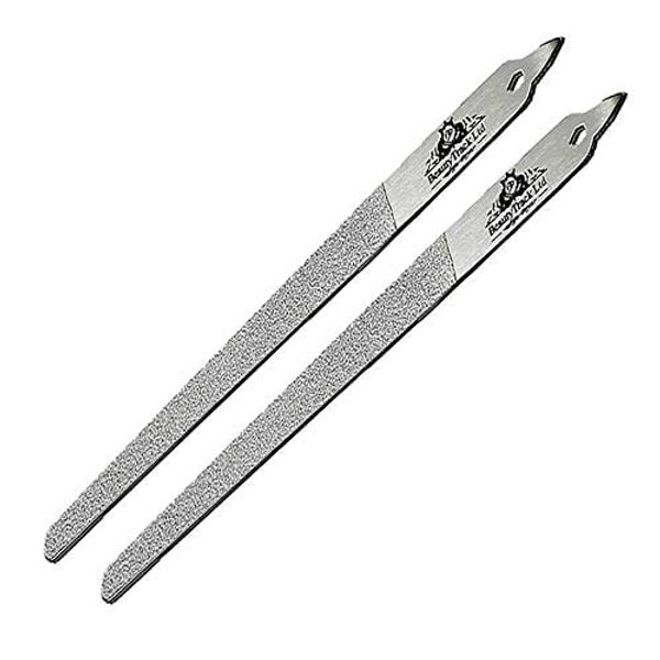 New Diamond Deb Foot Skin & Nail File Steel 6" 15Cm Professional Quality - Stainless Steel Nail File - Podiatry/Chiropody - Reusable File - Pack Of 2