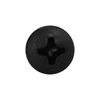1000 Pack #8 x 3/4" Coarse Deep Thread Pan Head Screws Black Phosphate Wood MDF