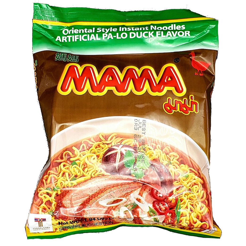 MAMA Instant Noodles Artificial Pork Flavor,30 Pkgs.x 2.12 Oz.(60g