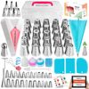 Russian Piping Tips Set 150 Pieces for Cake Cupcake Decorating & Frosting Tools