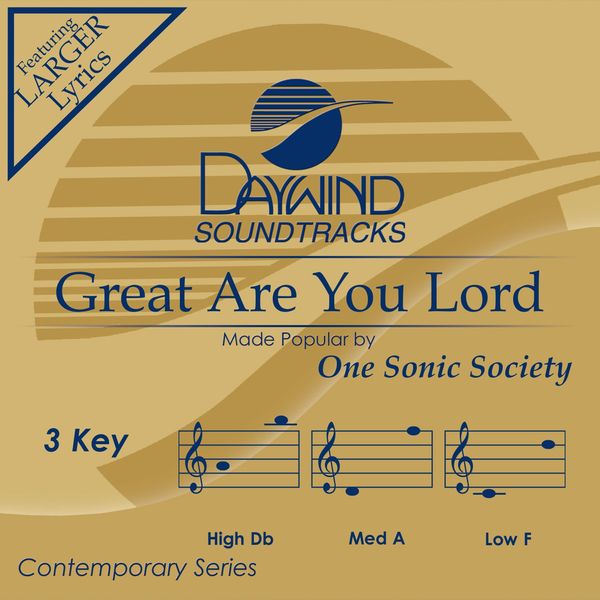 Great Are You Lord [Accompaniment/Performance Track]