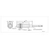 NOYITO E3F-DS10C4 Proximity Switch Photoelectric Sensor 10cm Detection Distance Diffuse Reflection Infrared Sensor DC 6-36V 3-Wire NPN NO