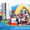 9" Diameter by 8" Tall Gravity Fed Water Filter System Stand, Detachable Stainle