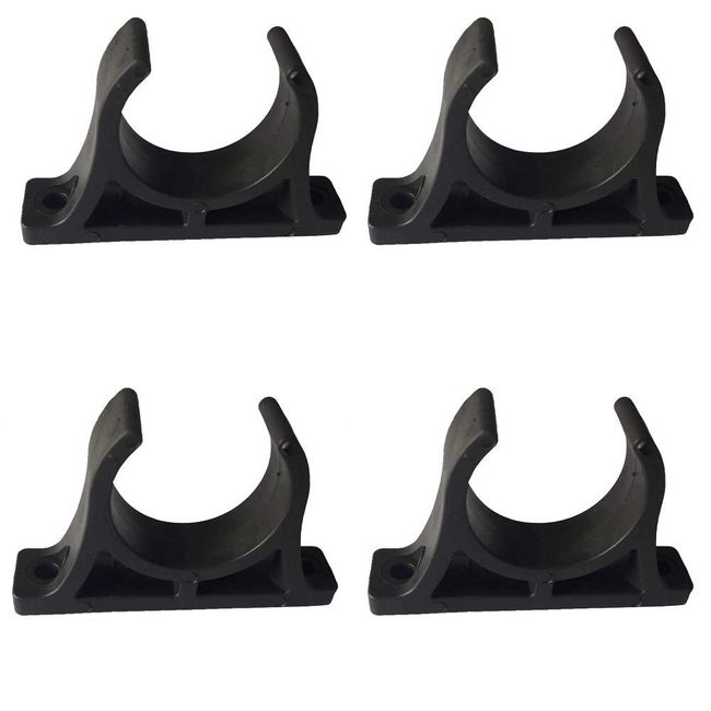 4Pcs Paddle Holder All Holder Paddle Holder Stand Boat Deck Mount for Kayak Canoe Rowing Boat Black Durable Lightweight Paddle Holder Stand Boat Deck Mount