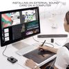 Docooler Volume Control Knob, USB Computer Volume Controller with One Click Mute Function and 3 Volume Control Modes, Plug and Play, USB Volume Knob Multimedia Controller for PC Laptop