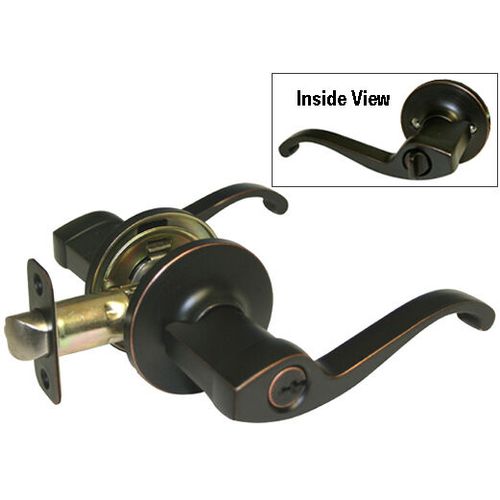 Set of 3 Entry Door Lock sets, Dark Oil Rubbed Bronze. All Locks Keyed Alike