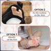 4) pcs U Shaped Felt Callus Pads Self Stick for Forefoot pain Relief Reusable
