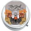 New York Fall Medicine Vitamin Compact Pill Box