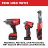 Milwaukee 49-66-7831 SHOCKWAVE 1/2" SAE/Metric Lug Nut Wheel Socket Set - 5 PC